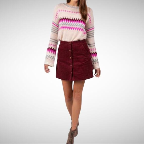 Solutions Quincy Feather Fair Isle Sweater size L - Picture 13 of 14